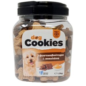 MBF 192 - Dog Cookies με φυστικοβούτυρο & σοκολάτα 1200 gr.