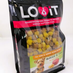 MBF 323 LOVIT  700 gr Burger and Cheese Για Mini και Mικρές φυλές.